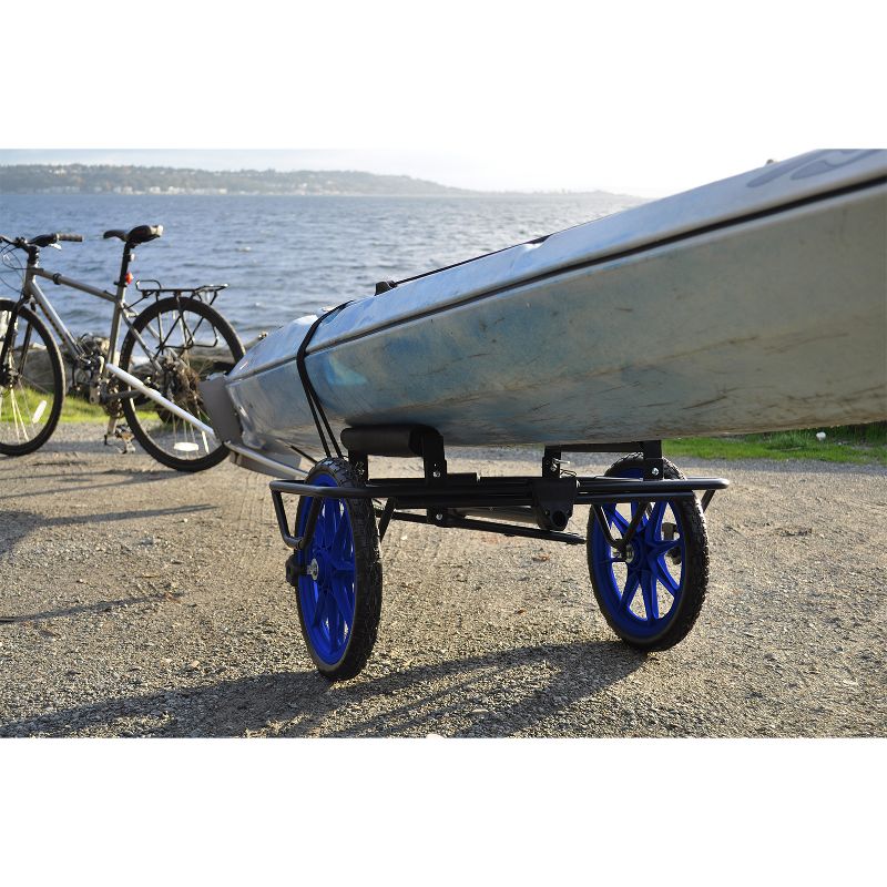 Seattle Sports 063205 Go!Cart Center Cart and Bike Trailer for Kayaks, Paddle Boards, and Canoes