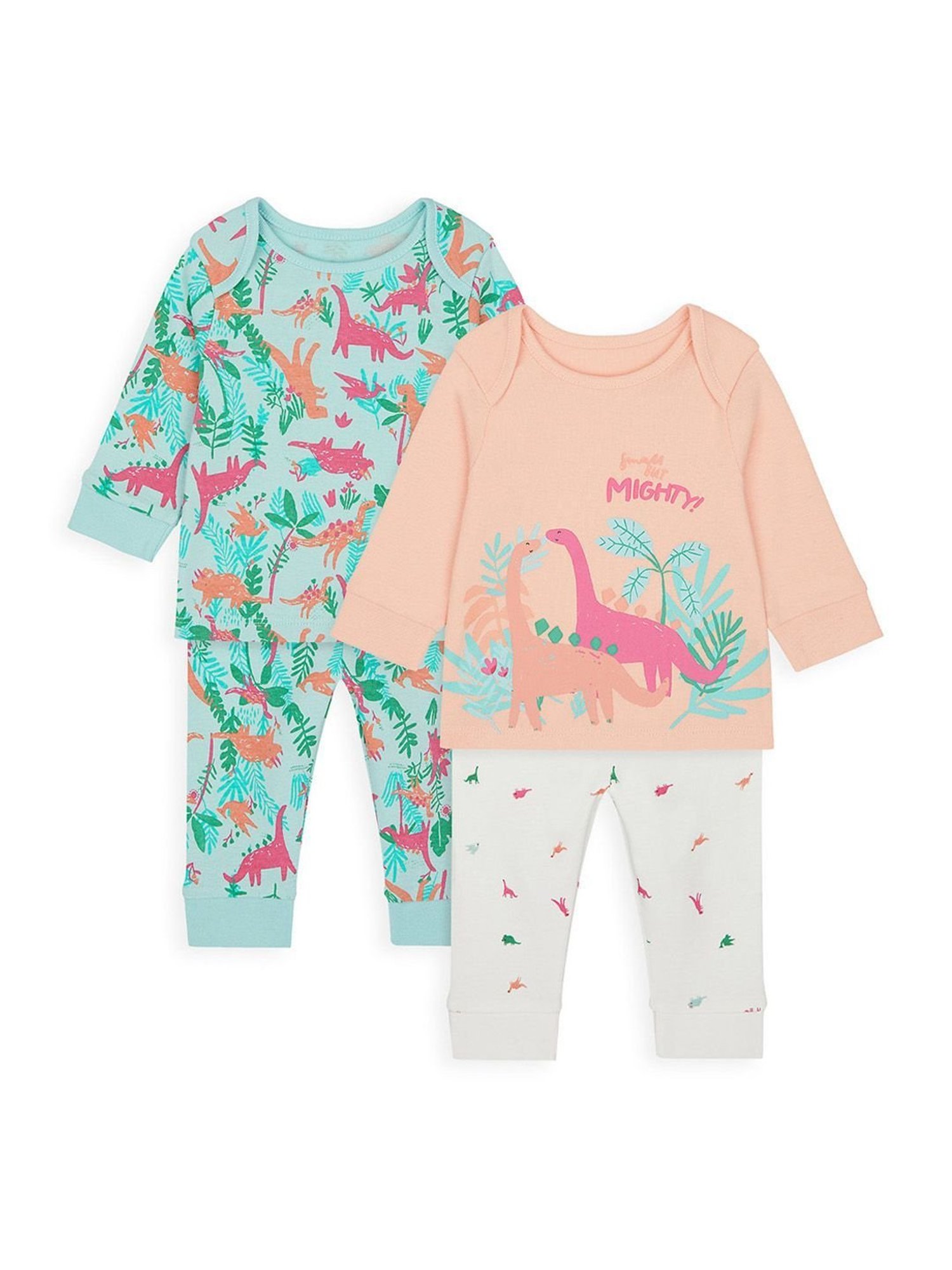 Mothercare Kids Multicolor Cotton Printed Full Sleeves T-Shirt Set