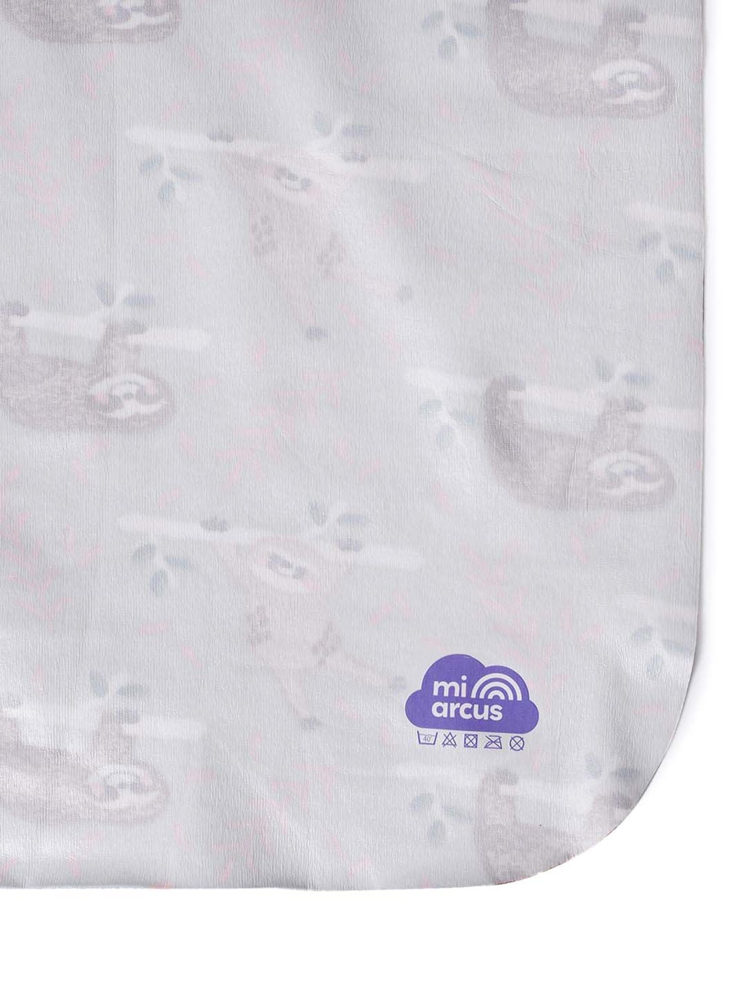 MiArcus Frosty'z Grey Polyester 240 GSM Single Knitted Mattress Protector