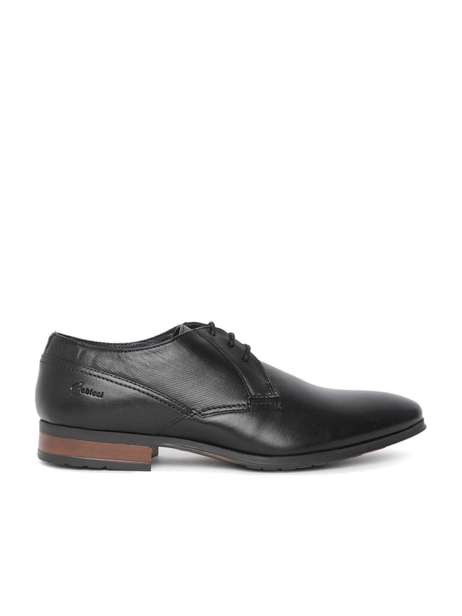 Gabicci Men's Black Derby Shoes