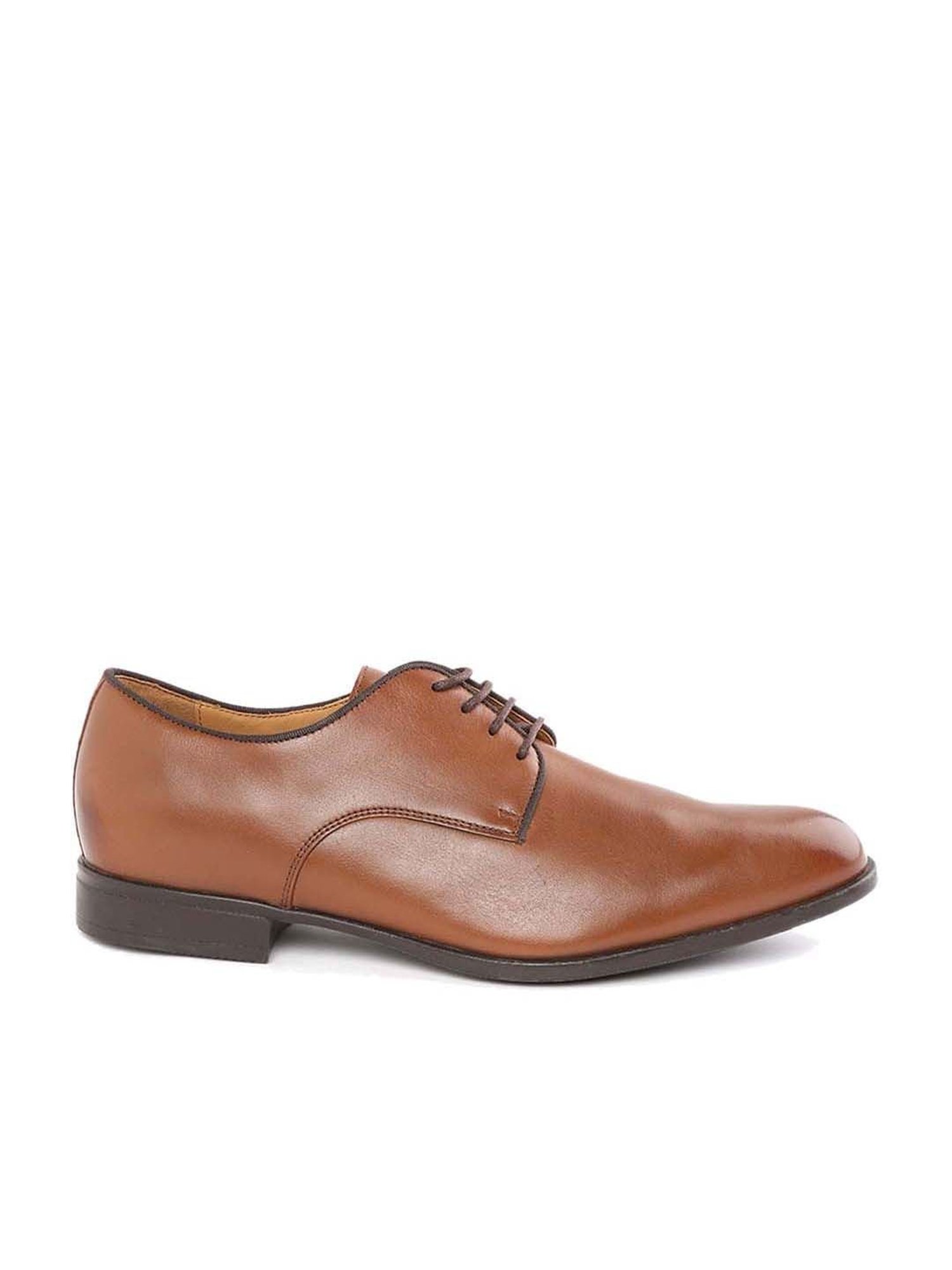 Geox Men's Cognac Derby Shoes