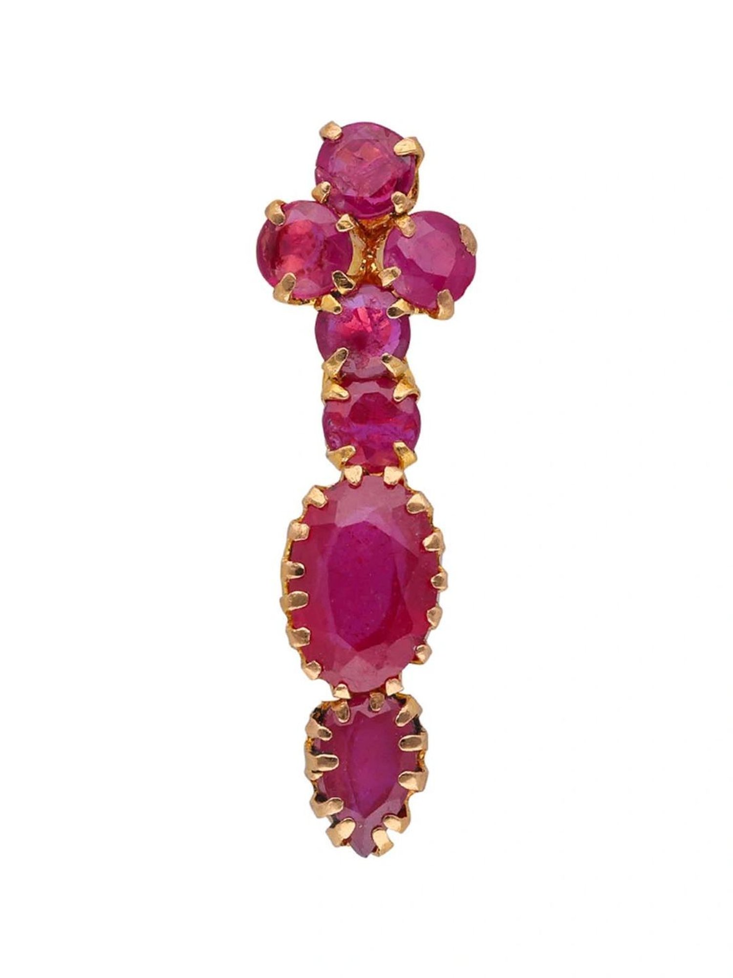 CKC Radiant Elegance: Gold Drop Set with Ruby