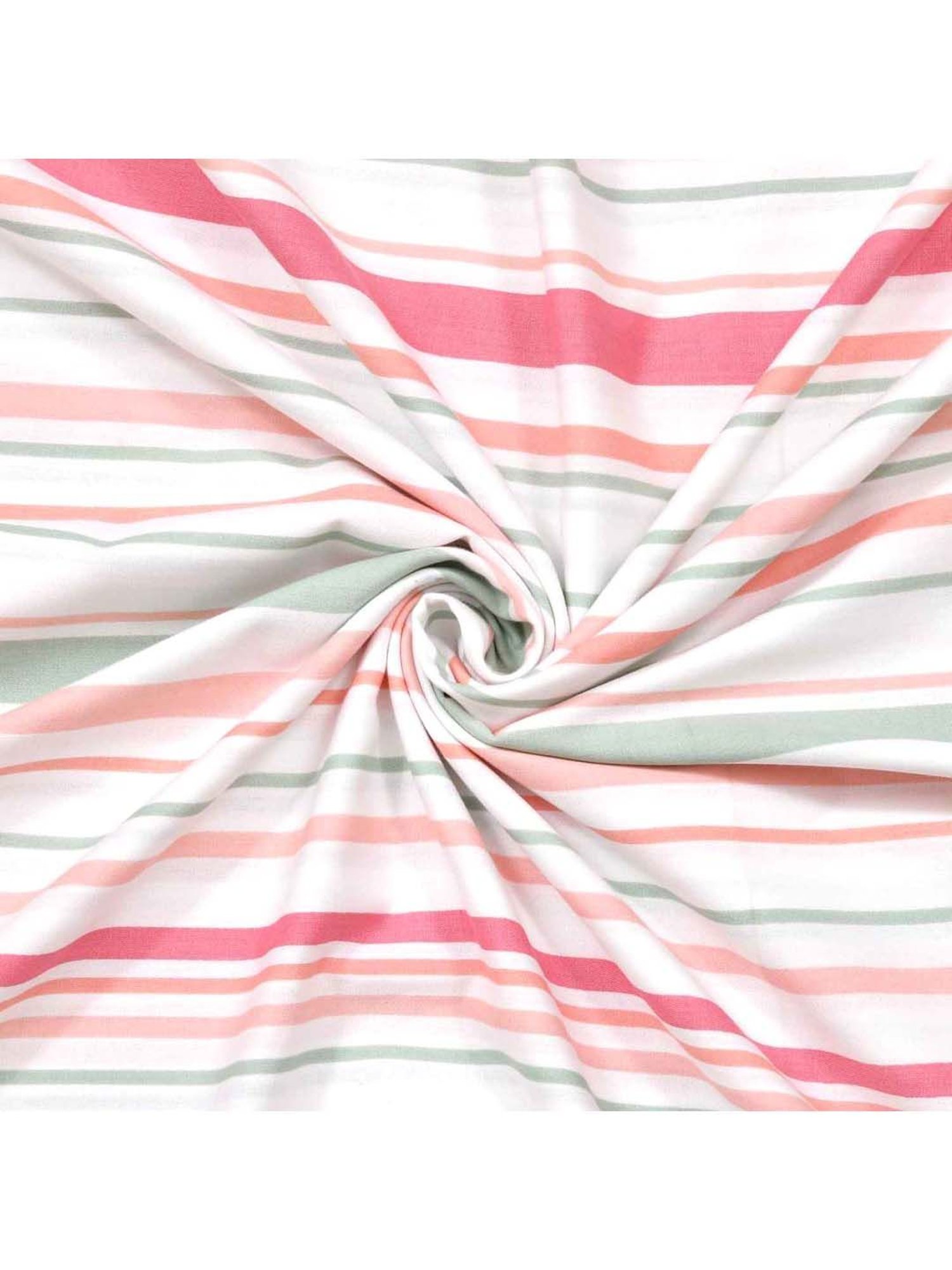 Haus & Kinder Multicolor Cotton 186 TC King Bedsheet with 2 Pillow Covers