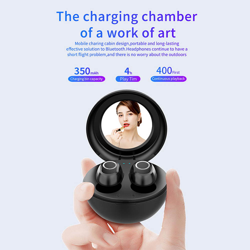 TWS Wireless Headphone Earphone Bluetooth 5.0 HiFi Sound Touch Contro Headphones Mini Noise Sport Reduction Headset