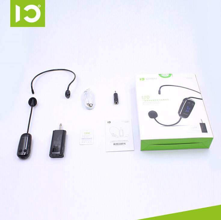 SHIDU U9 Multi-purpose acoustic wireless microphone UHF Bee Microphone mobile phone