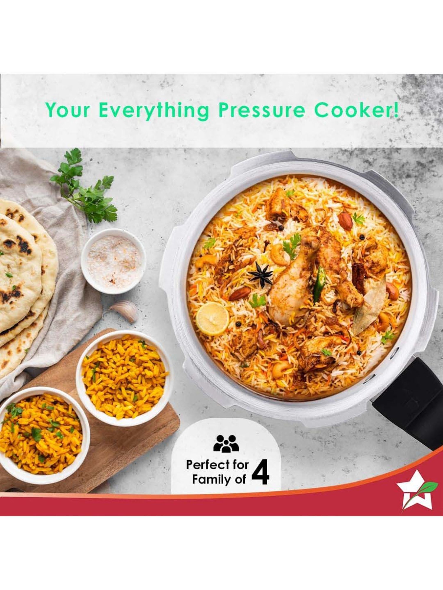 Wonderchef Ultima Outer Lid Pressure Cooker