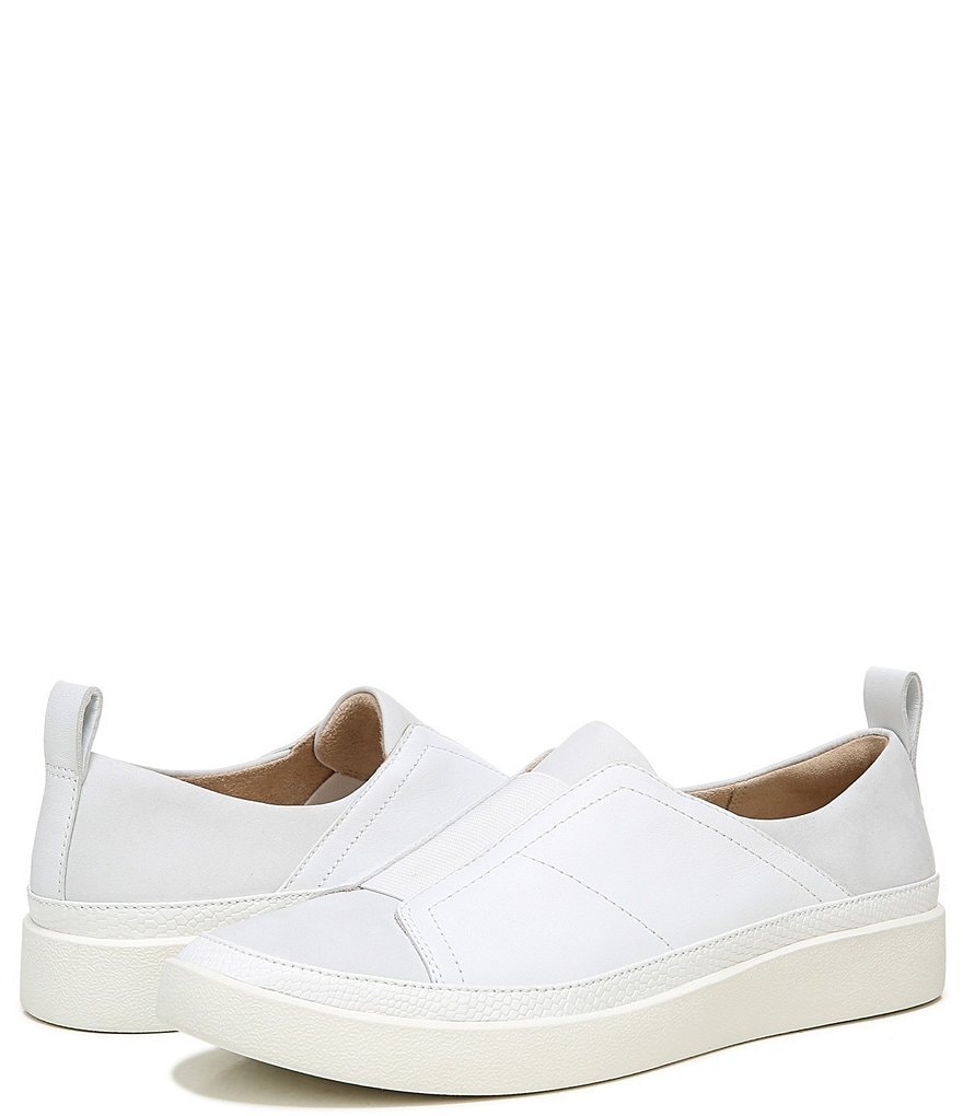 Vionic Zinah Leather Slip-On Sneakers