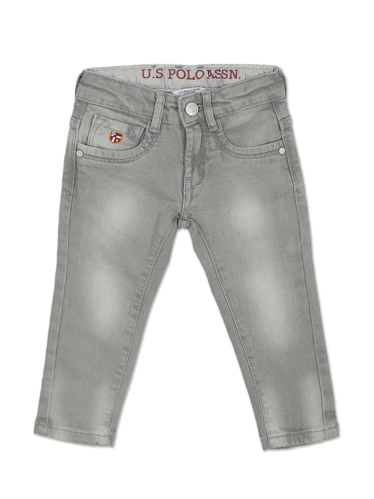 Pepe Jeans Boys Dark Blue Solid Jeans