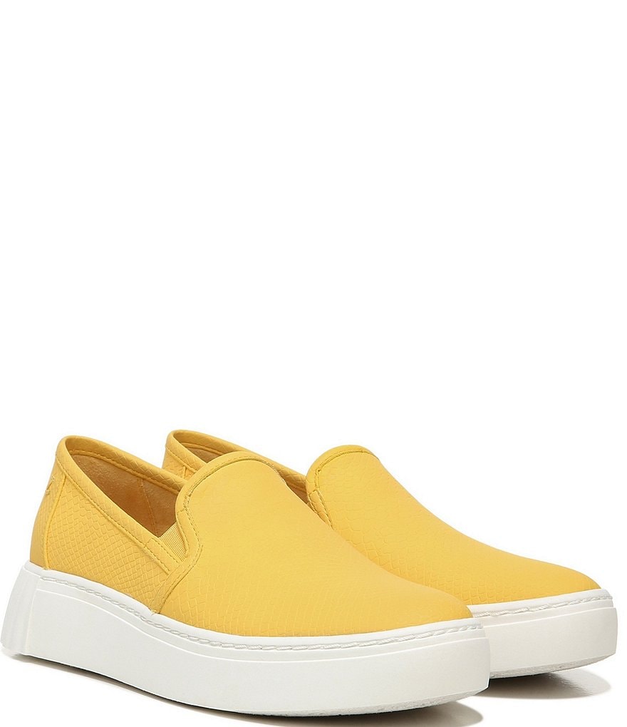 Zodiac Benson Snake Embossed Slip-On Platform Sneakers