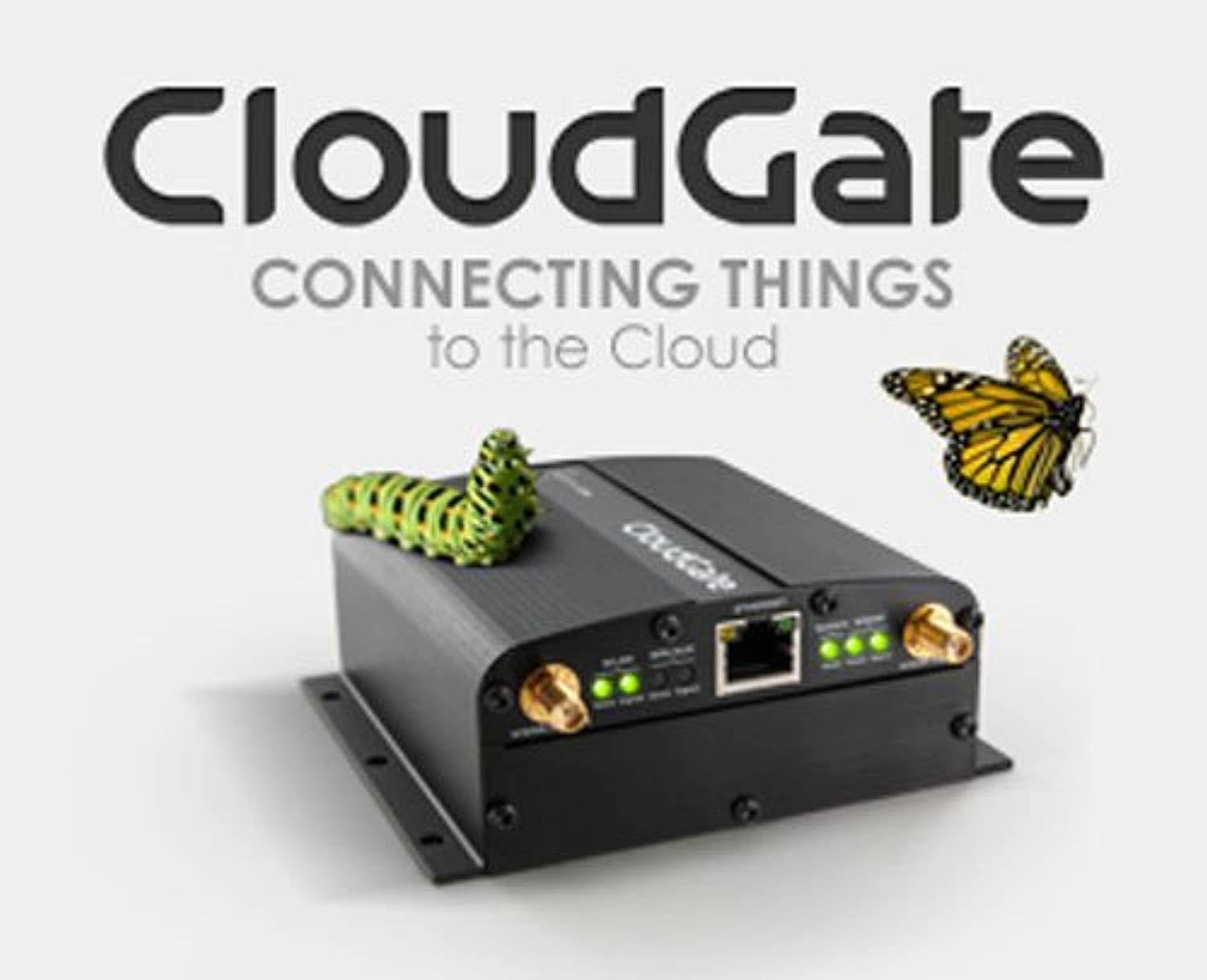 option cloudgate m2m lte wireless gateway modem with ethernet - gsm/cdma - include dc power supply cable - 2 antennas included