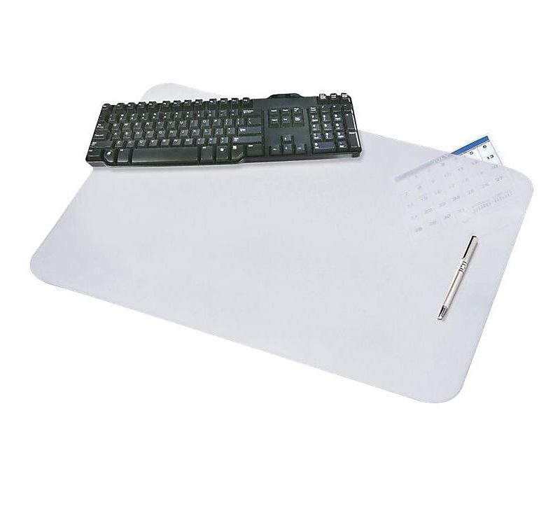 Artistic Krystal View Anti-microbial Plastic Desk Pad 36"L x 20"W 938182