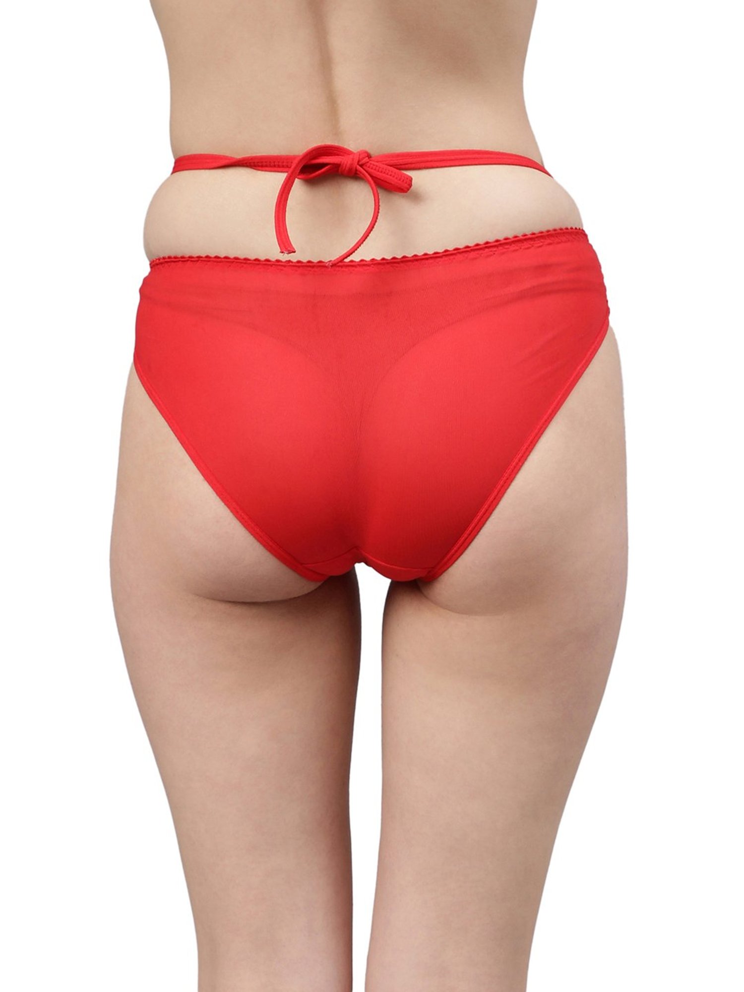 Cukoo Red Lace Bikini Panty