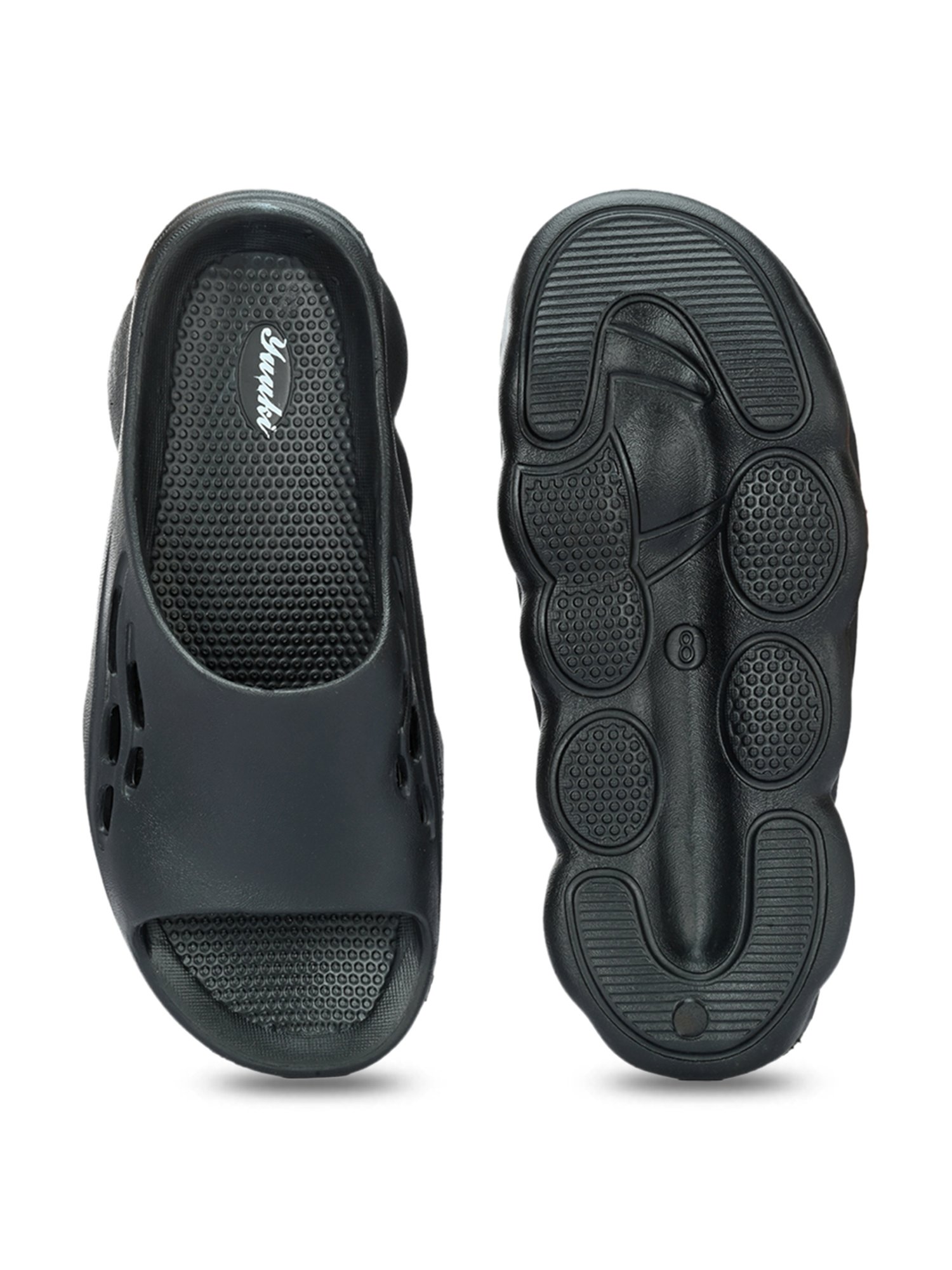 Yuuki Men's BREEZY Black Slides