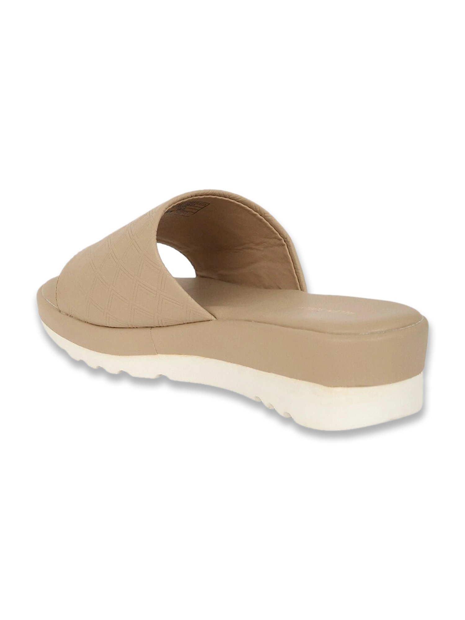 Allen Solly Women's Beige Slides