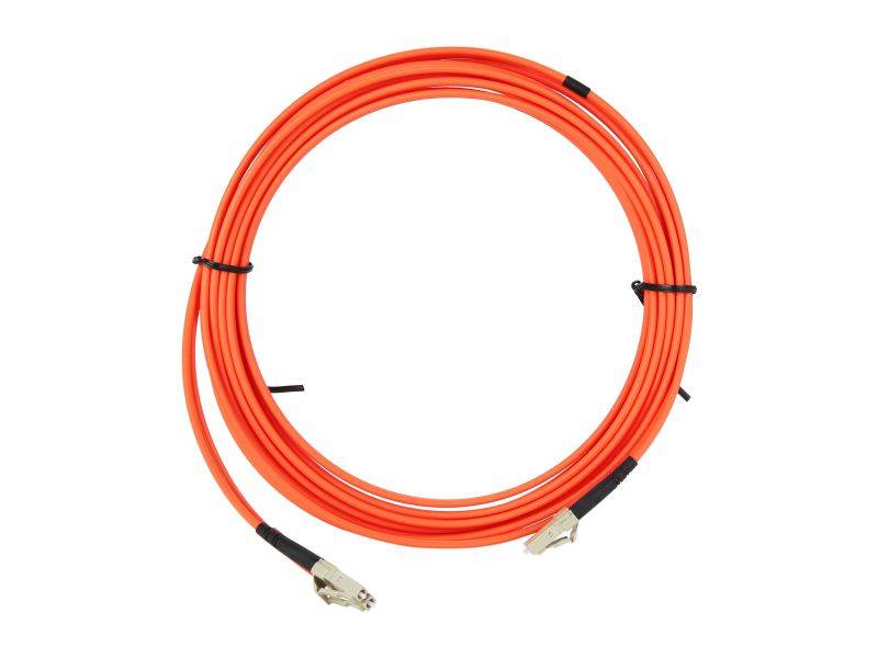 Fiber Optic Cable LC-LC 9/125 Duplex Single-Mode Fiber Cable Yellow 5 meters