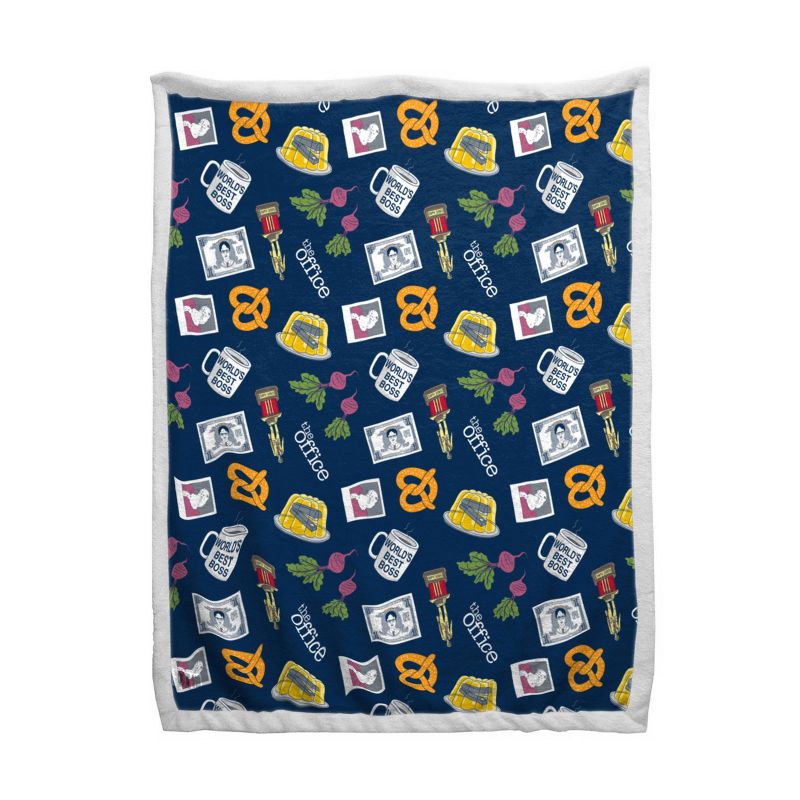 The Office Iconic Sherpa Blanket