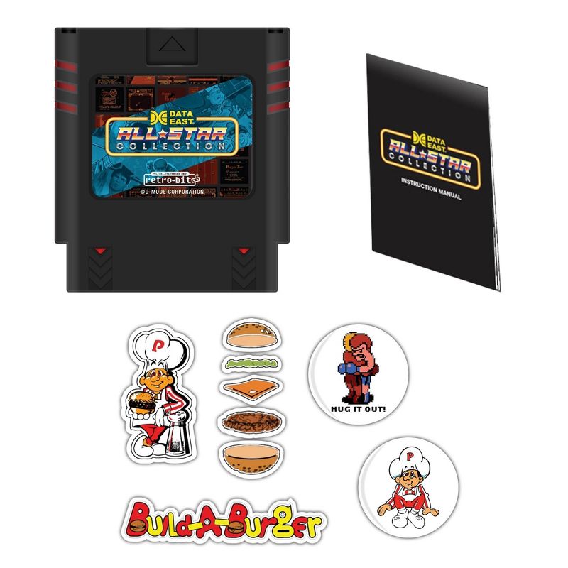 Retro-Bit Data East All Star Collection Multi-Cart Compatible with SNES