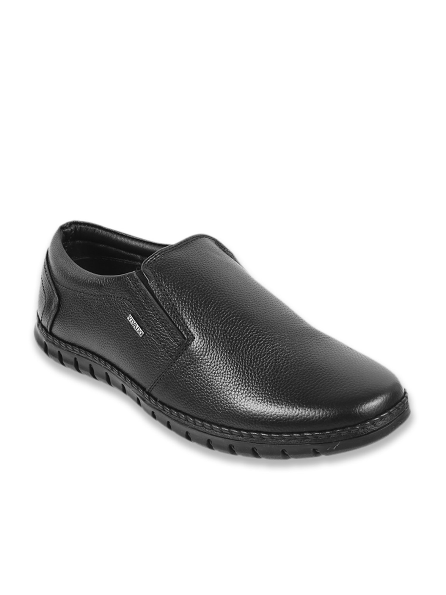 Vivado by Walkway Men's Black Casual Loafers