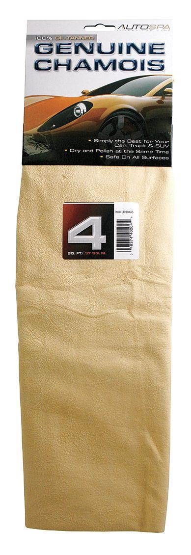 AUTOSPA 40204AS Sheepskin Full Skin Chamois,4 Sq. ft., Beige