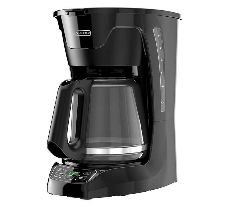 BLACK+DECKER 12 Cup Programmable Coffee Maker - Black CM1110B