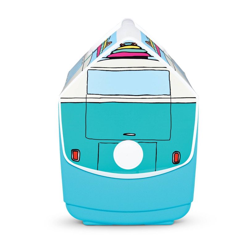 Igloo Playmate Elite Volkswagen VW Bus 16qt Portable Cooler - Teal