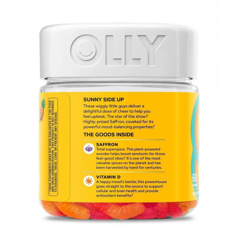 OLLY Hello Happy Gummy Supplements - 60ct