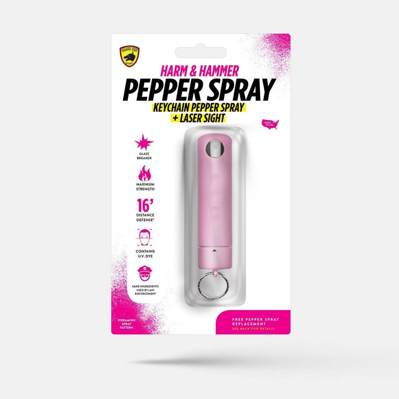 Guard Dog Security Harm and Hammer Pepper Spray Pink