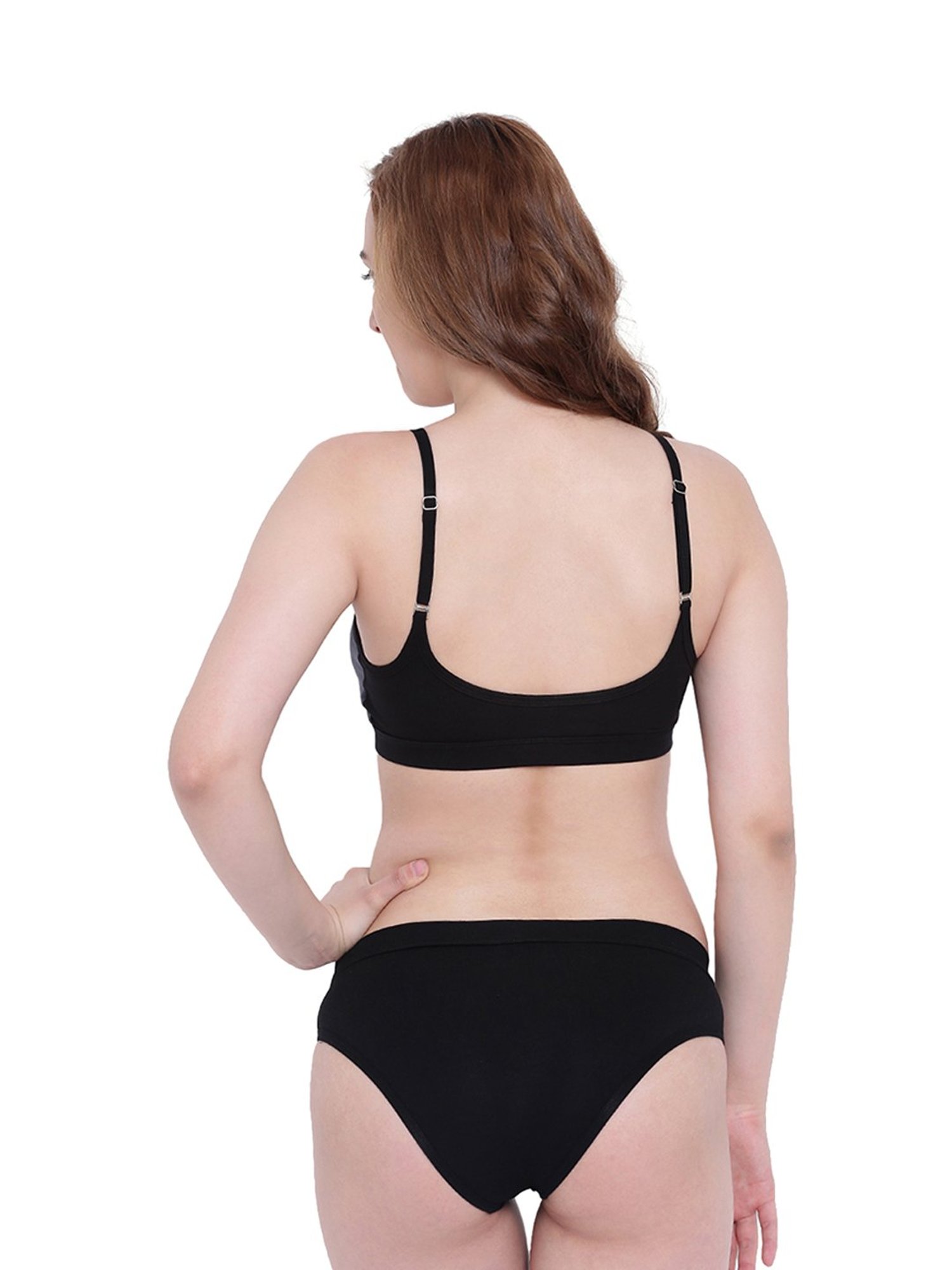 La Intimo Steel Grey Mermaid Bra & Bikini Panty