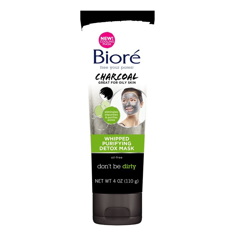 Biore Charcoal Whipped Detox Face Mask - 4oz