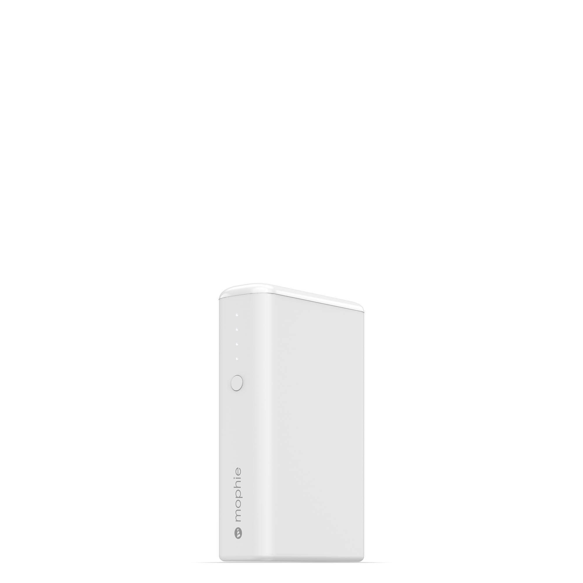 mophie Power Boost Universal External Battery, 2 Charges (5,200mAh ), White