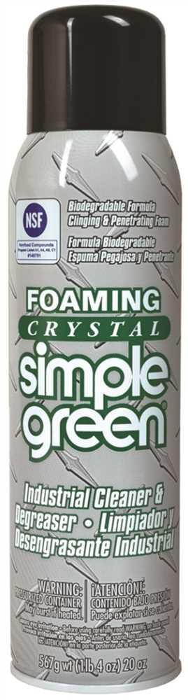 SIMPLE GREEN 0610001219010 Cleaner Degreaser,Aerosol Can,20 oz.