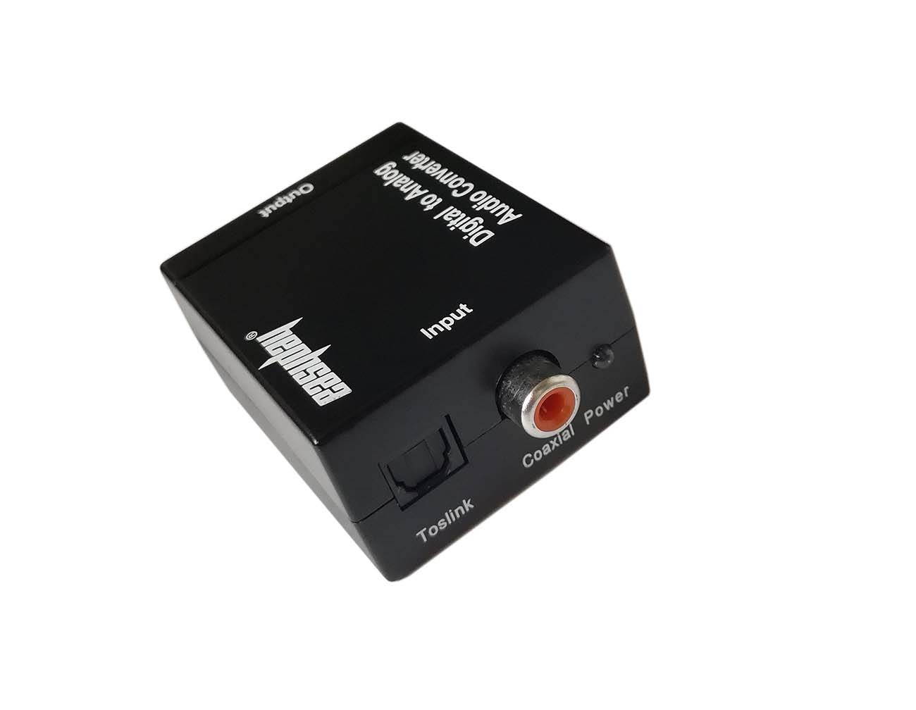 Optical Coax Toslink Digital to Analog Converter Audio Adapter RCA L/R Stereo USNE_DAC_AUP