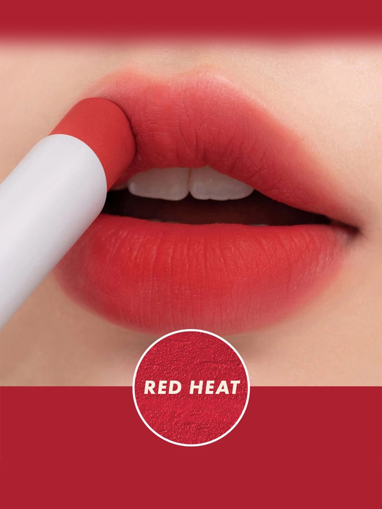 Rom&nd Zero Matte Lipstick 17 Red Heat - 3 gm