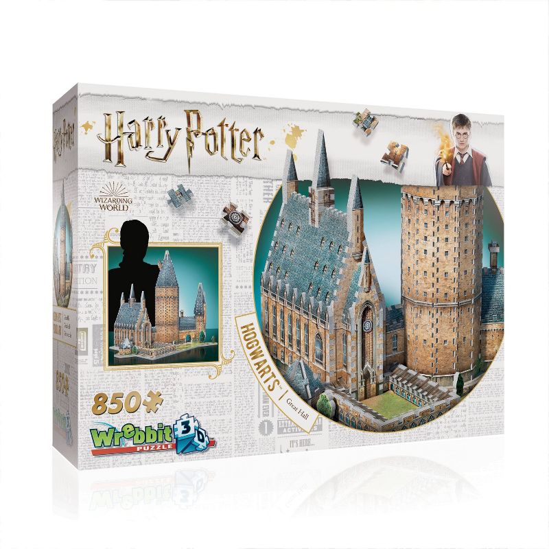 Wrebbit Harry Potter Hogwarts Great Hall 3D Puzzle 850pc