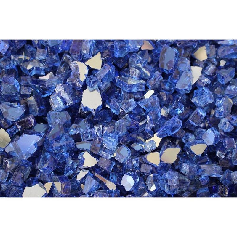 Reflective Fire Pit Fire Glass - North Blue - AZ Patio Heaters
