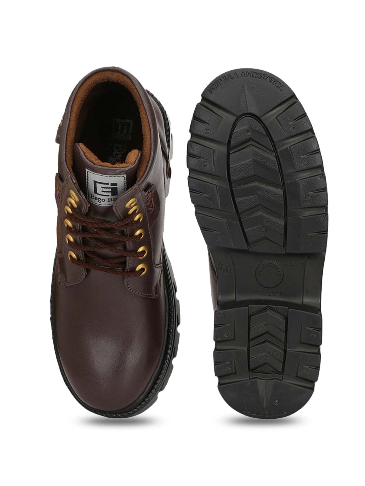 Eego Italy Men's Brown Casual Boots