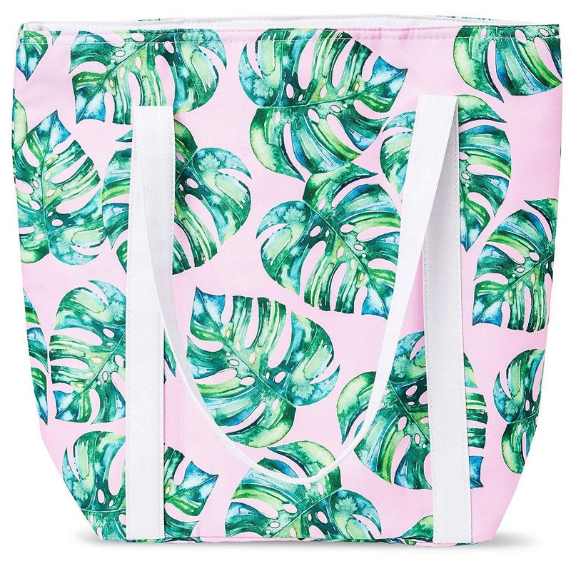 Juvale Travel Tote Bag with Insulated Cooler for Food, Beach, Picnic, Grocery, 17.5 x 15.5 x 5.5 Inches