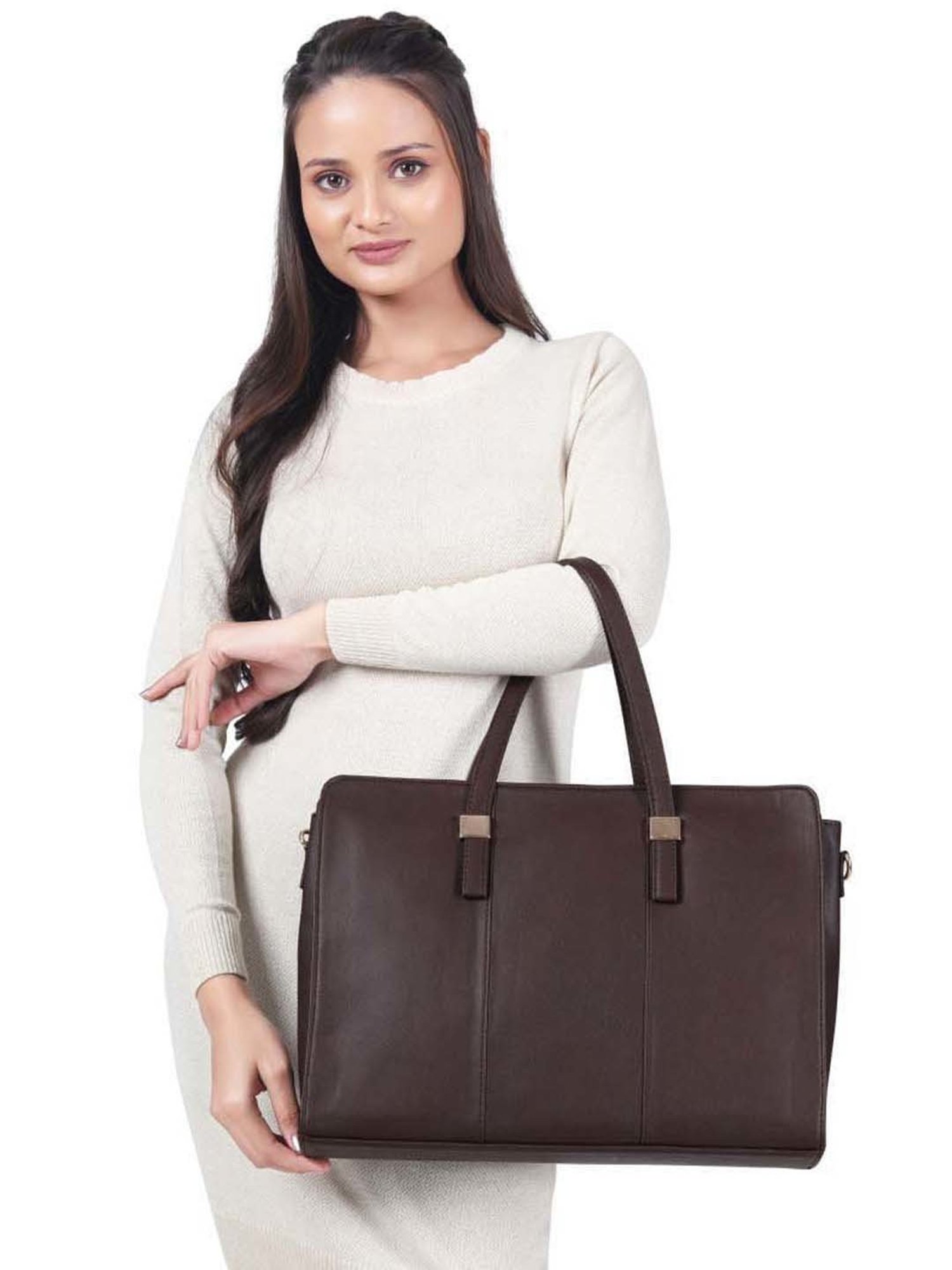 Toteteca Brown Medium Messenger Bag