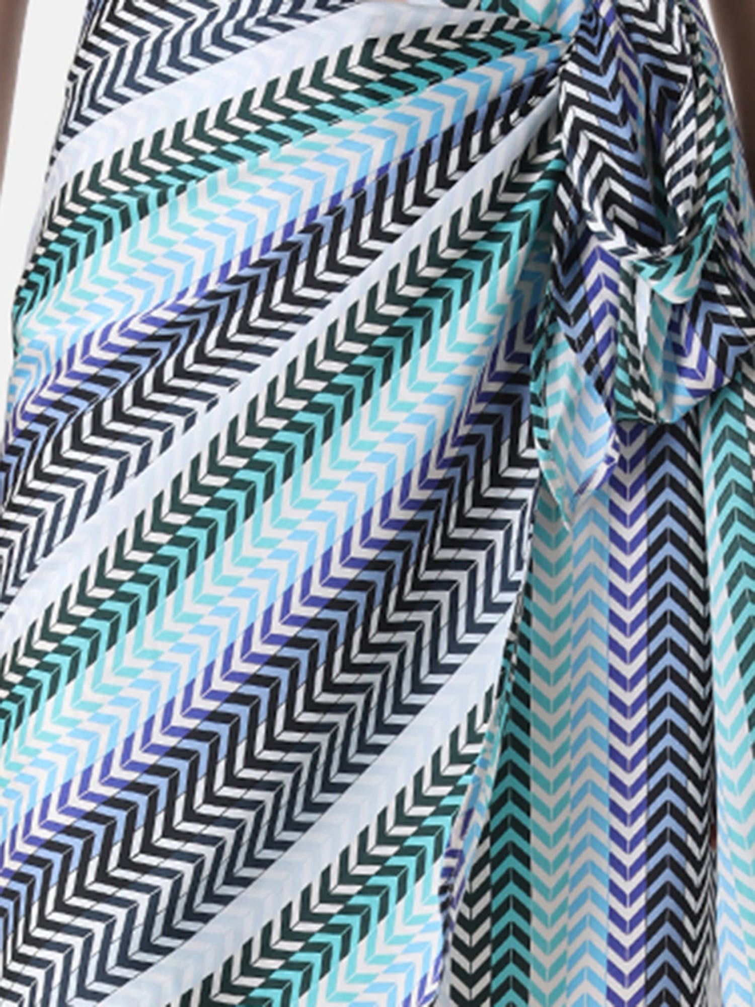 Kazo Printed Wrap Skirt