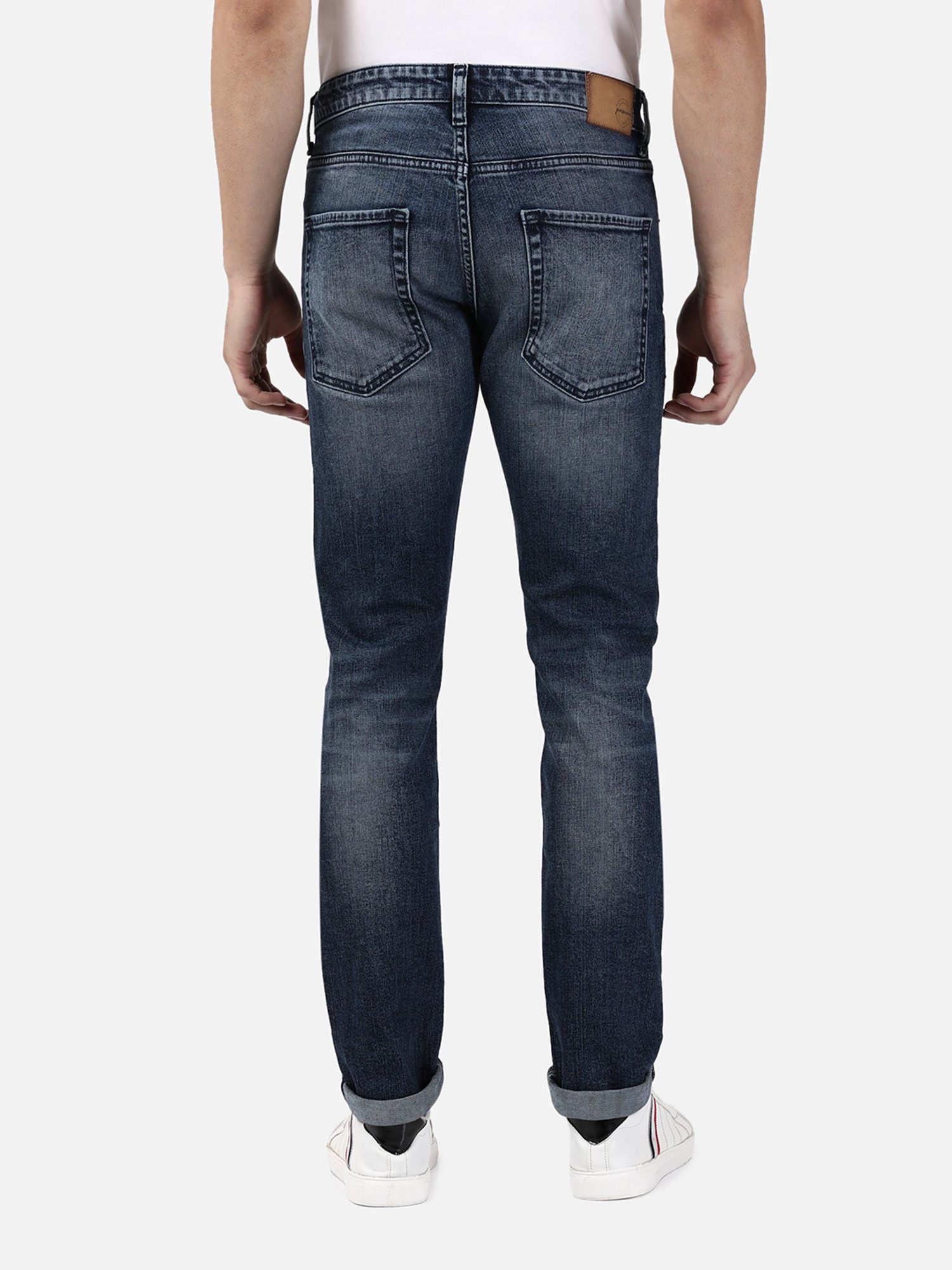 Passion Blue Slim Fit Lightly Washed Jeans