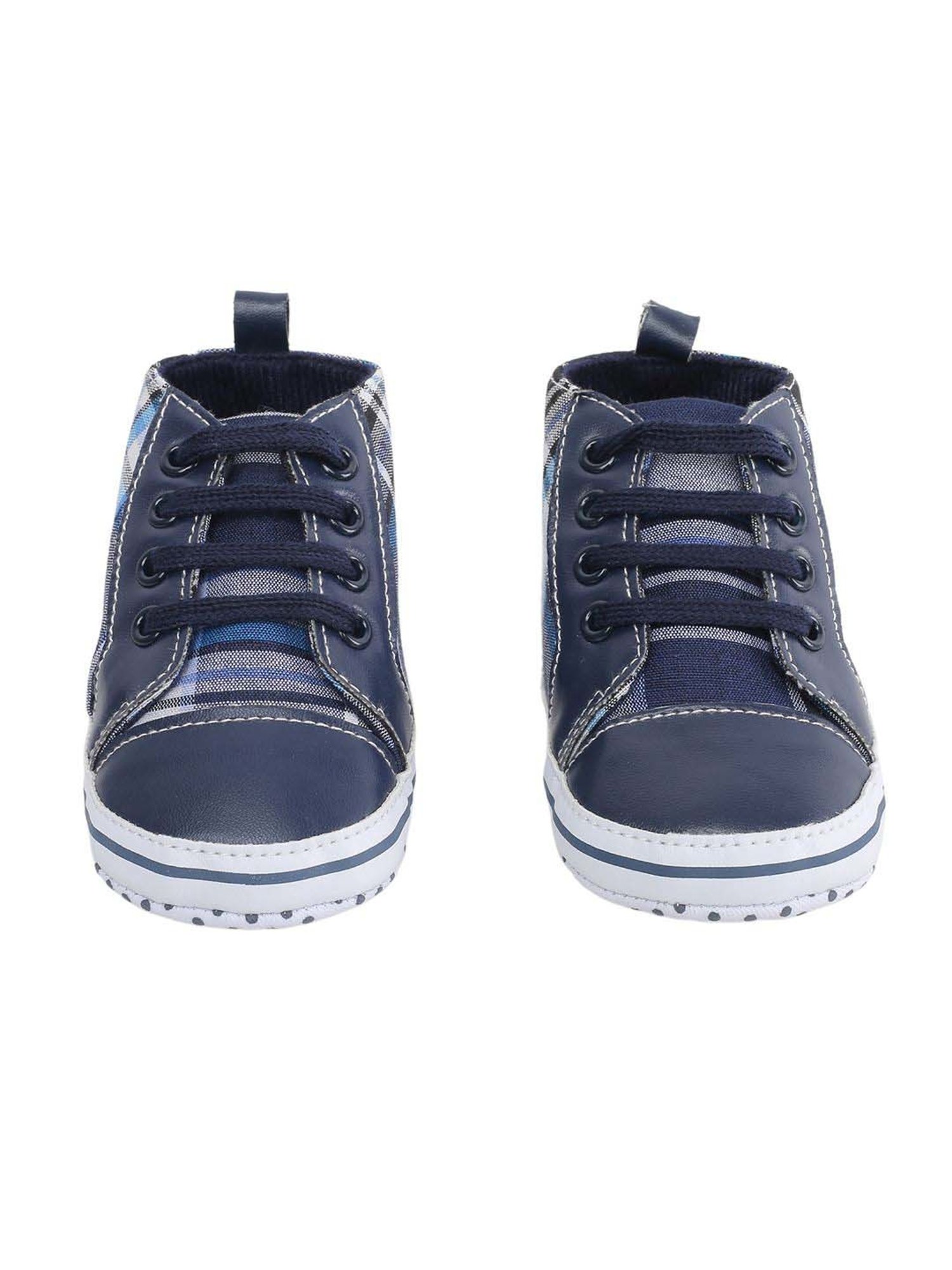 Baby Moo Kids Blue Casual Booties