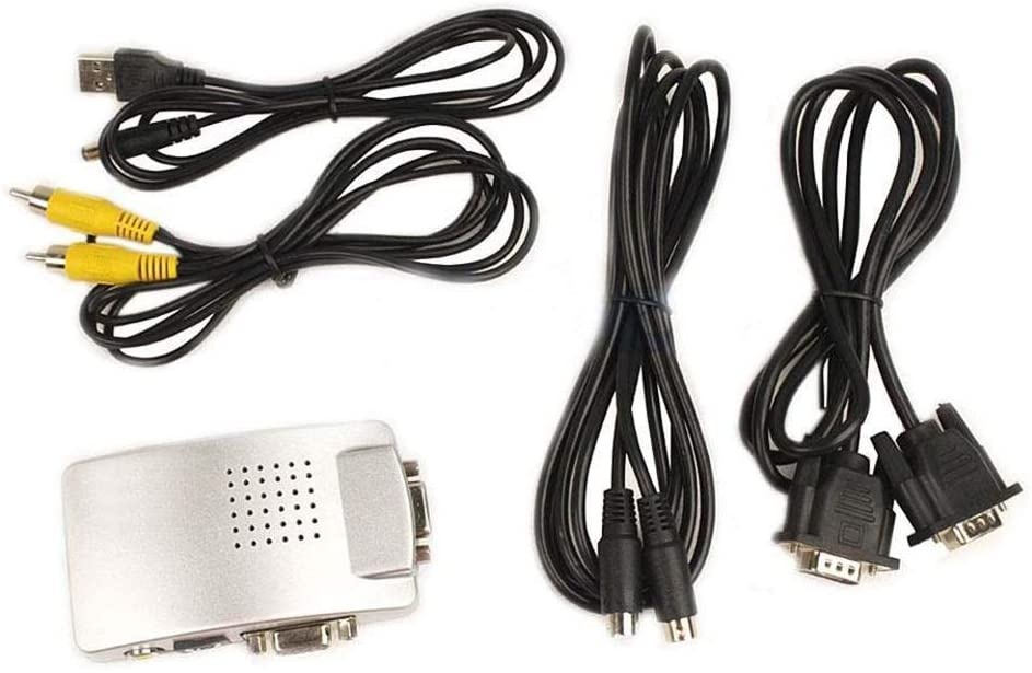 SPT 15-DB02 VGA to RCA, S-Video and VGA Converter (Silver)