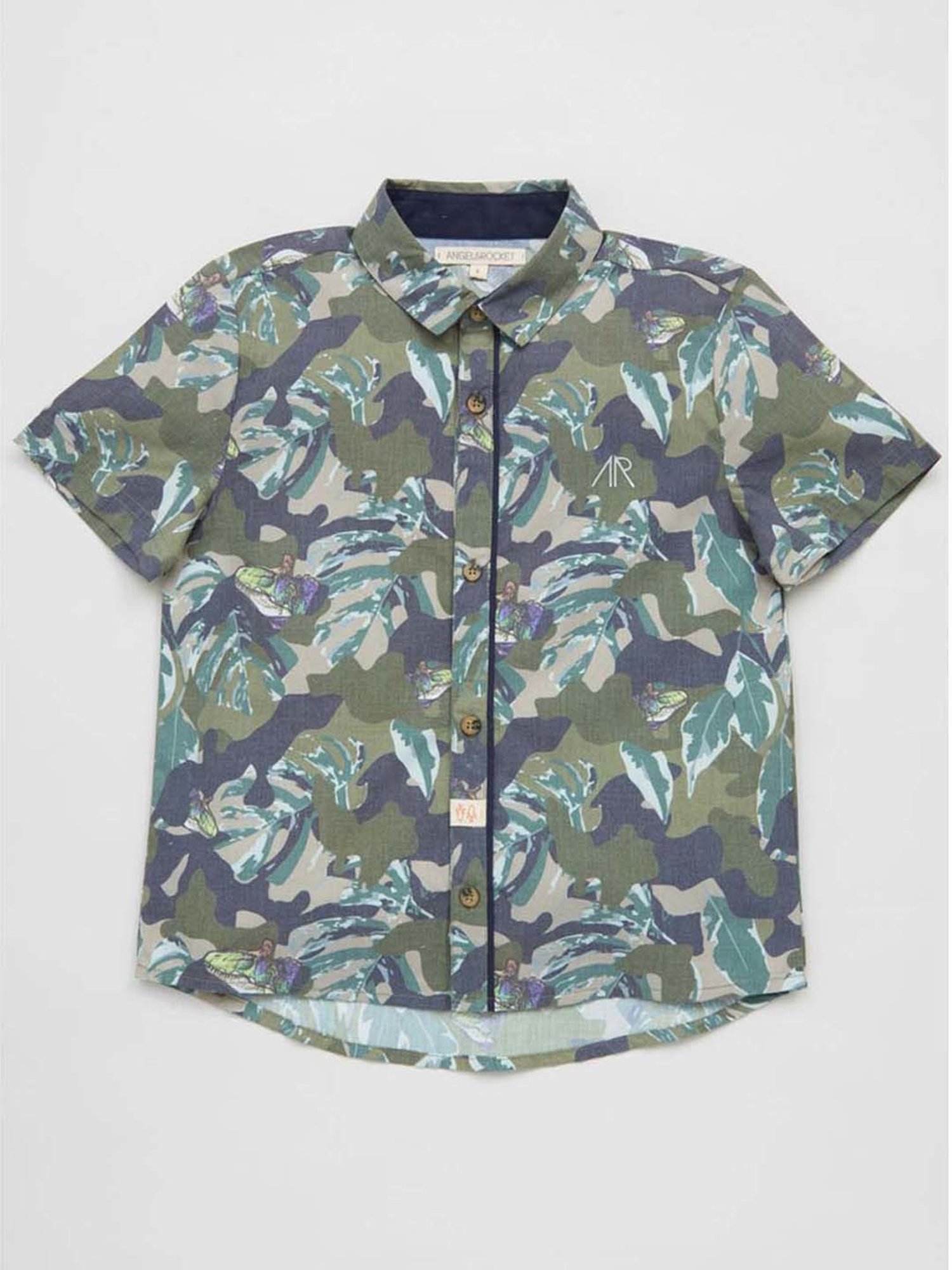 Angel & Rocket Kids Multicolor Cotton Printed Shirt