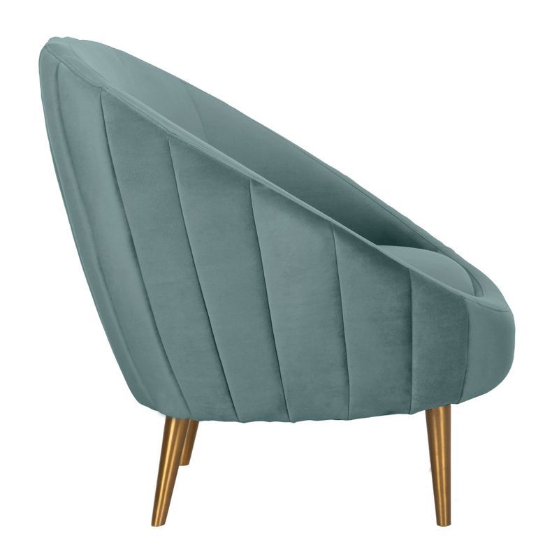 Razia Channel Tufted Tub Chair Sea Foam - Safavieh