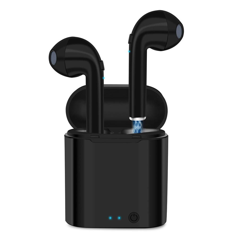 i7S TWS Earphone BT5.0 Wireless Sports Earbuds Cordless Handsfree In Ear Stereo Headset with Charging Box Noise Reduction Compatible with Android iOS