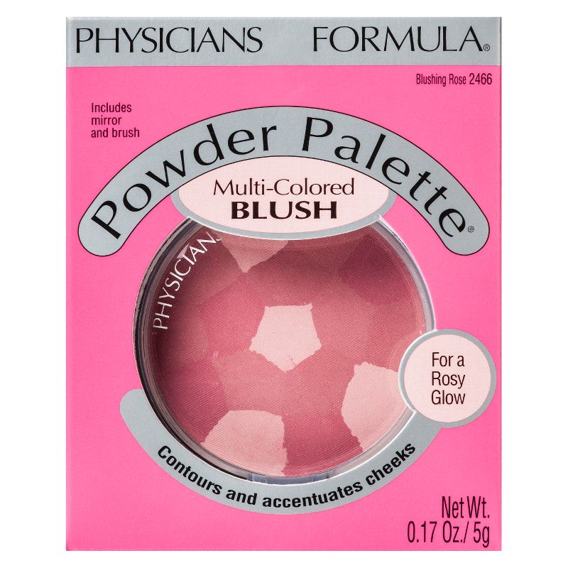 Physicians Formula Powder Palette Blush Blushing Rose - 0.17oz