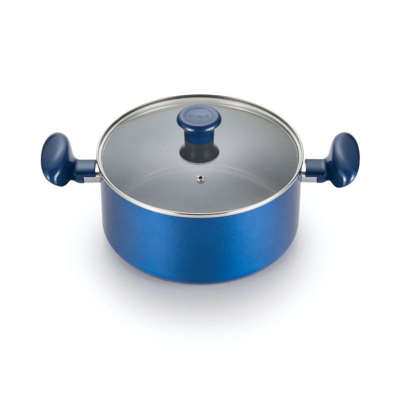 T-fal Simply Cook Ceramic Cookware, 12pc Set, Blue