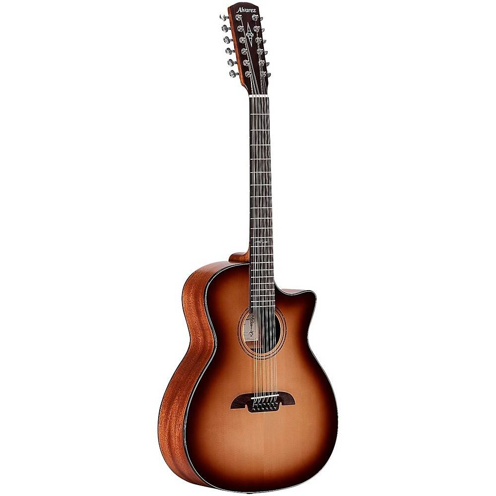Alvarez AG610CE-12SHB Artist Grand Auditorium Acoustic-Electric Guitar