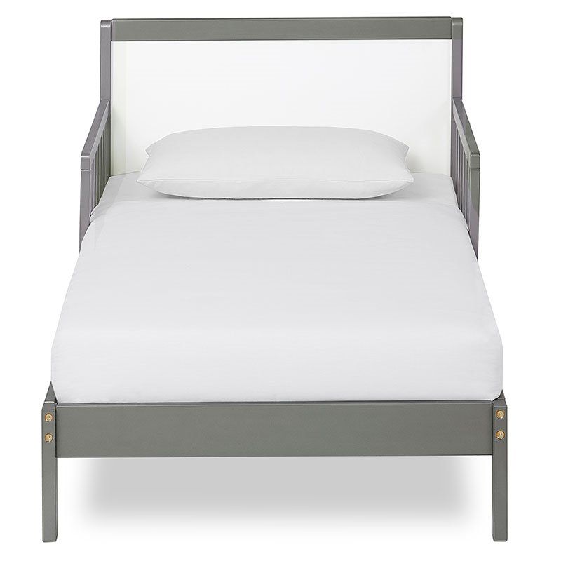 Wood Brookside Toddler Bed in Steel Grey - Dream On Me