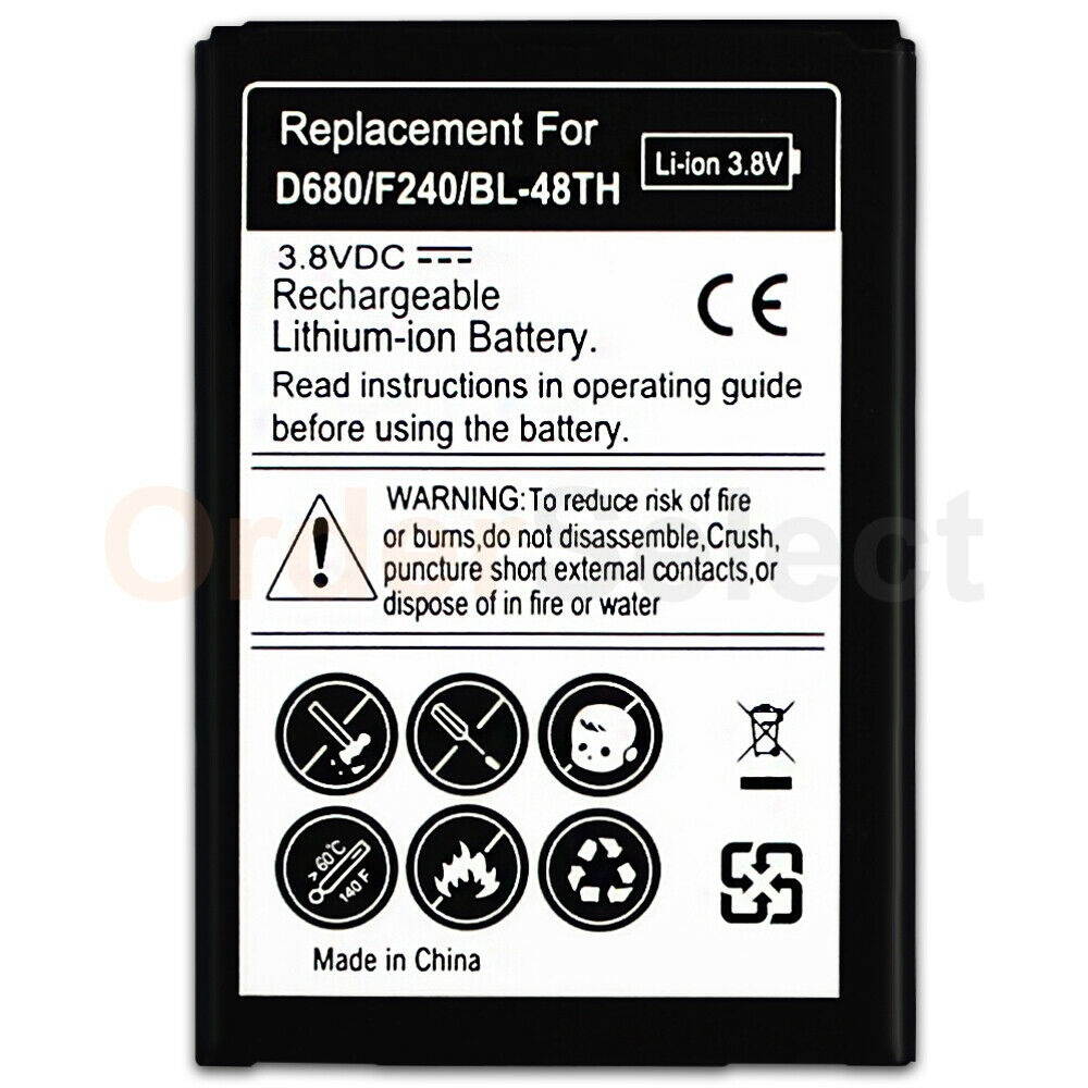 NEW Replacement Long Lasting Battery 3140mAh for LG Optimus G Pro E980 - BL-48TH